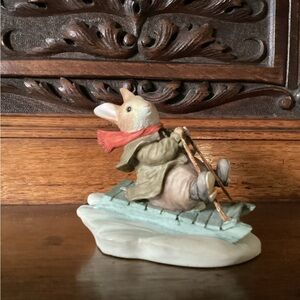 Vintage: Villeroy & Boch:  Winter at Foxwoods 🐰1994.Fun in The Snow.